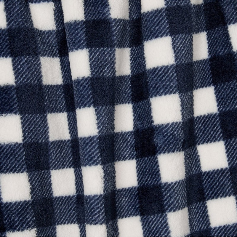 JAJU [JAJU/자주] 여 극세사 패턴 파자마 팬츠_라이트 네이비 [JAJU] Women's
