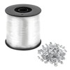200 m Nylon Thread Clear Tear-Resistant 0.8 mm Polyamide Thread