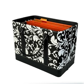 Trenton Gifts File Organizer Tote | Stylish Way To Keep Organized | Damask