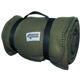 BW Fleece Blanket Polar Fleece Outdoor Camping German Army Camo (Olive)