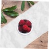 iplusmile 1Pc Plush Christmas Table Runner Decorative White Table Flag