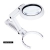 Magnifying Glass LED 5X 11X Magnification Magnifier Lens Adjustable for