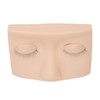 Eyelash Mannequin Head Practice Realistic Half Face Makeup Head Training