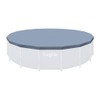 Funsicle 18 Foot Durable Round Pool Cover with Adjustable Drawstring
