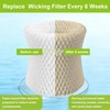 EVERSHOW 6 Pack Humidifier Filter Replacement Compatible with Canopy Bedside