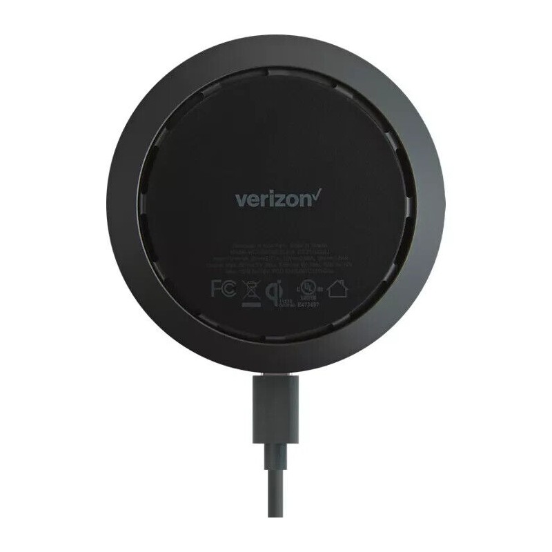 Verizon 15W Qi Wireless Fast Charging Pad - Black (WC15WGGLBLK-A