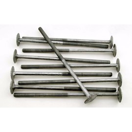 (10 pcs) Dome Head Timber Bolt 1/2-13 x 12 Hot Dip Galvanized 307A