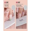 Xyla Professional Nail Files 80/100 Grit, Double Sided Emery Boards
