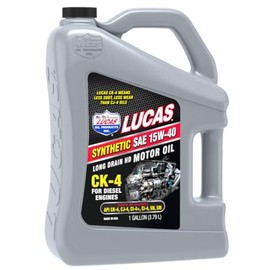 Lucas Oil 11247 Synthetic SAE 15W-40 CK-4 Diesel Oil - 1 Gallon