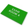 ADA CENTRAL SIGNS 6" X4" Exam Room 4 Sign- Tactile