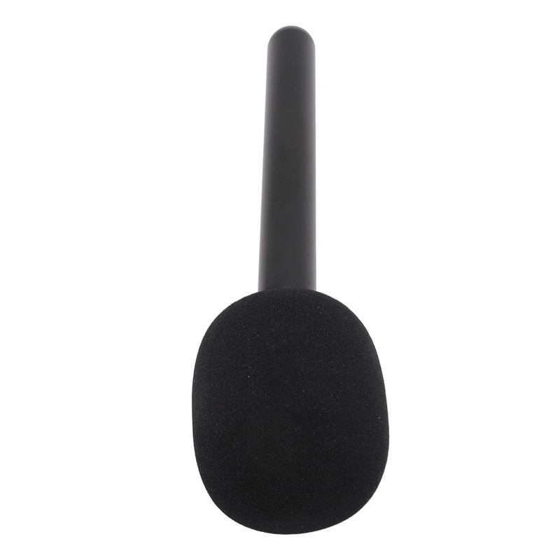 Wireless Mic Handheld Adapter with Windshield Foam Lightweight Interview Microphone