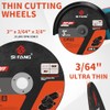 SI FANG SI FANG 25Pcs 3 inch Cut Off Wheels