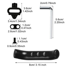 Bike Cleats Pedal Anti Slip Mountain Bike Cleats Cycling Cleats,Cleats for Cycling Shoes, Cycling Cleats, Bicycle Clips,Compatible with SPD Pedals, Bike Pedals for Spinning, Indoor Cycling