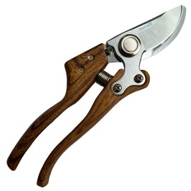 Horsvill Branch Trimmer, Japanese Bonsai Trimming Scissors, Garden Clippers Handheld, Ergonomic Gardening Tools, Floral Shears Gardening Set, Garden Pruners Farming Tools (Wood Silver)