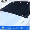 FELTECHELECTR Magnetic Windshield Car Frost Uv Resistant Sunshade Anti-Scratch Waterproof