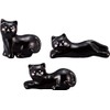 サンアート かわいい食器 「 猫 のキッチン用品 」 黒ねこ(3個セット) 箸置き SAN2397