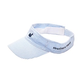 Southern Marsh Seersucker Visor, mil rayas, One Size