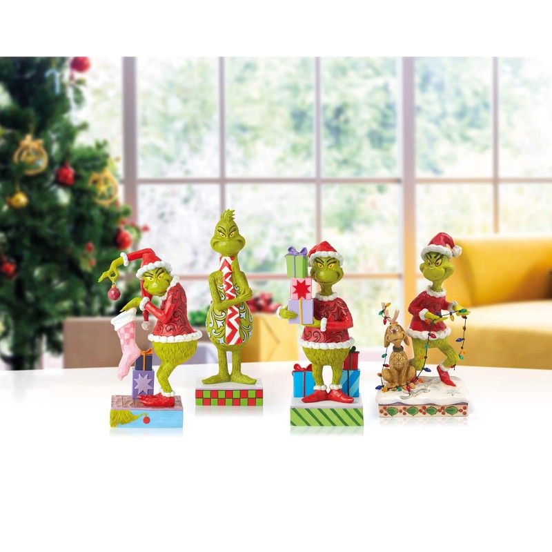 Enesco Jim Shore Dr. Seuss The Grinch Stealing Ornament Figurine,