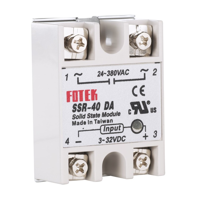 MYSWEETY 3PCS SSR-40DA Solid State Relay Single Phase Semi-Conductor Relay
