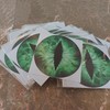 Vyqloren Beast Eyes Headlight Decals, 3D Round Stickers and Decals