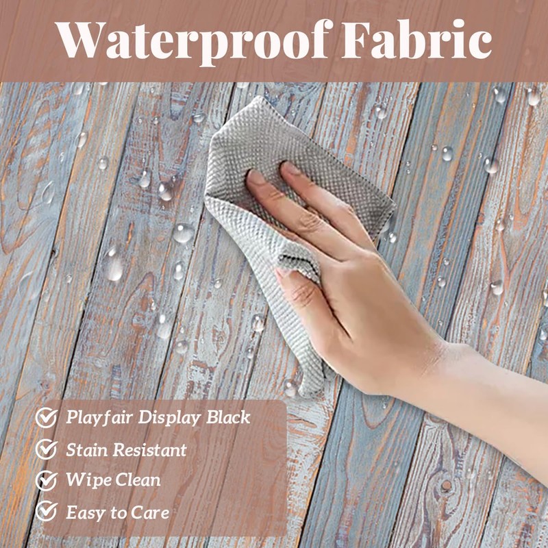 Odot Washable Tablecloth Round 70 cm, Elastic Lotus Effect Tablecloth