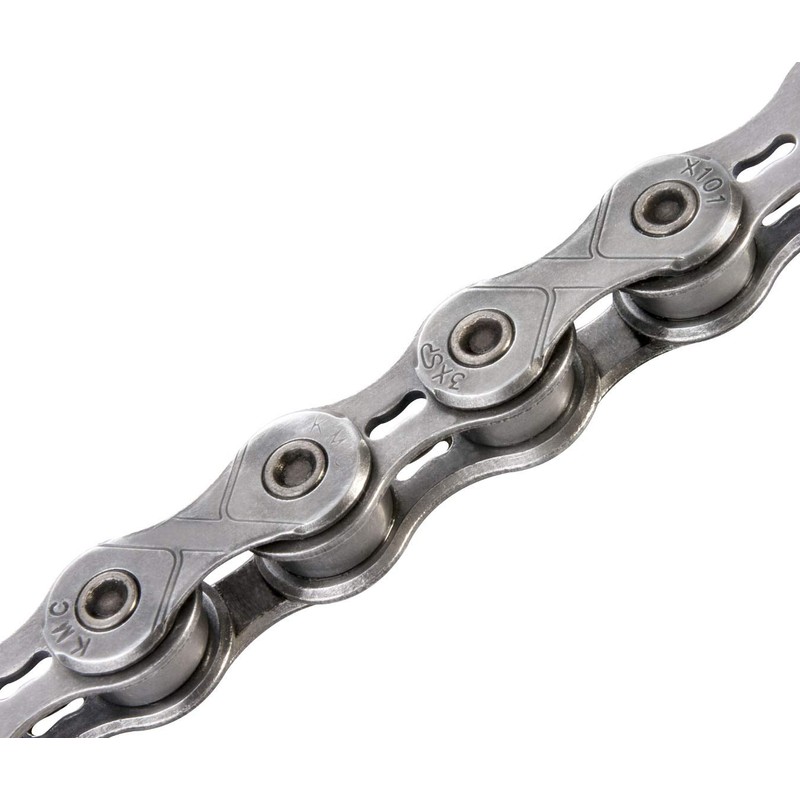 KMC Unisex's e101 EPT eBike Chain, Silver, Wide (1/8")