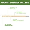 HLOFIZI 1/8 x 6 Inch Extra Long Drill Bits (6