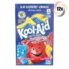 12x Packets Kool-Aid Blue Raspberry Lemonade Flavor Caffeine Free Soft