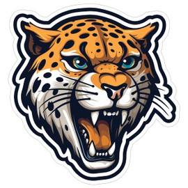 Cheetah Sticker 4 Inch Fastest Land Animal Big Cat Cheetah Lover - Waterproof Animal Vinyl Decal for Laptop Water Bottle Car Tumbler - Durable Aesthetic Long-Lasting Stickers for Adults ID44990