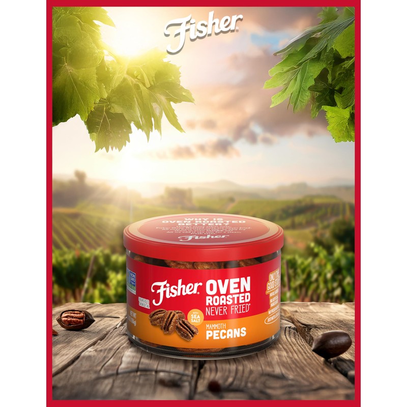 Fisher FISHER Snack Oven Roasted Never Fried Mammoth, Non-GMO, Made