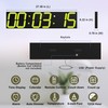 CHKOSDA Digital Wall Clock, Oversize Led Digital Clock with Auto