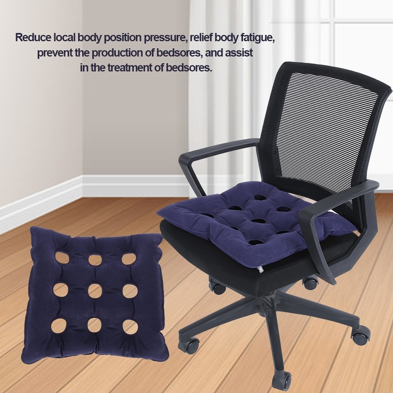 Portable Thick Inflatable Seat Cushion Comfortable Chair Cushion for Elderly
