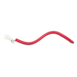 Bay State Tackle - Trolling Tube Fishing Lure - Pre Weighted - Bucktail - Great for Striped Bass and Other Game Fish (Solid Red, 18 Inch)