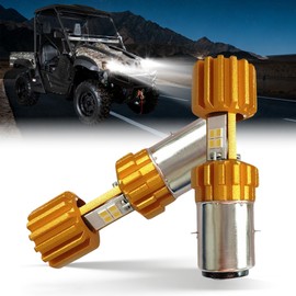 QYMOTO Hisun LED Bulb Lamp Ultra Bright Compatible with 400 500 700 UTV/ATV,Axis 500 700,Co-leman UT400 UT500,Massimo MSU500