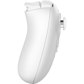 [正規品/日本語取扱説明書QRコード付属] 8BitDo 64 Bluetooth コントローラー for Analogue 3D, Switch, Switch 2(※使用前にアップデート必須), Windows, Android 対応 【Switch2対応版ファームウェアアップデート手順書/お手入れクロス付】(White)