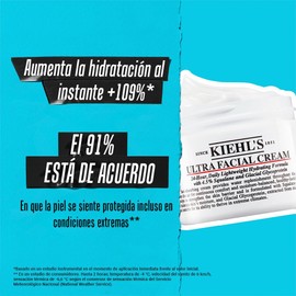 Kiehl’s Ultra Facial Cream - Crema Hidratante Facial, Textura Ultra Ligera