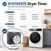 W10185976 WPW10185976 Dryer Timer Compatible with Whirlpool Kenmore Dryers