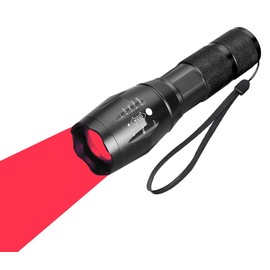 WAYLLSHINE One Mode Red Light Flashlight, 1 Mode Red LED Flashlight Red Flashlight, Red LED Red Light For Astronomy, Aviation, Night Observation