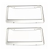 Carbole 2PACK Bling Metal License Plate Frame Tag Sparkling Glitter