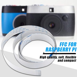 TOPINCN 3PCS/Set FFC Cable 15 Pin Flexible Flat Ribbon Cable 30cm, 50cm, 100cm for Raspberry Pi Camera
