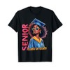 Class of 2025 Senior Afro Black Girl Boys Graduation Design