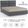 BARBONS Fitted Sheet 160 x 200 cm, 100% Cotton Fitted