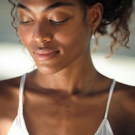 14K Gold Plated Moonstone Teardrop Earrings for Women – June Birthstone Jewelry – Dainty Leverback Earrings in Gold Over 925 Sterling Silver – Elegant Gift for Women