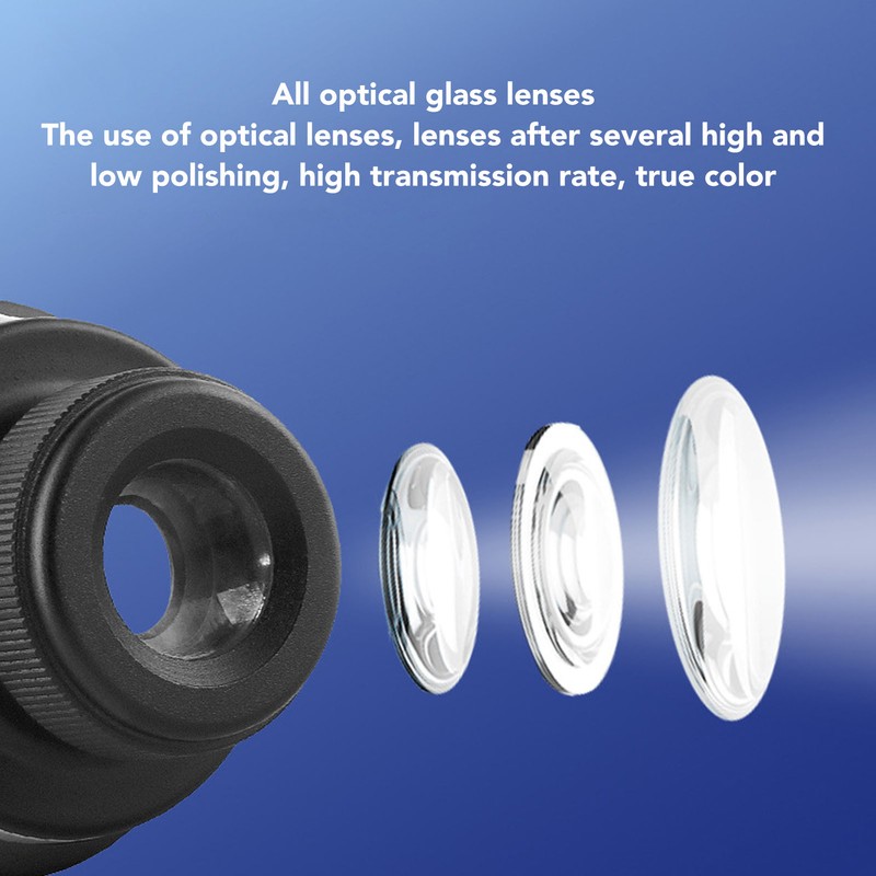 3x50 Monocular Telescope Waterproof Shockproof Compact HD Monocular Scope for