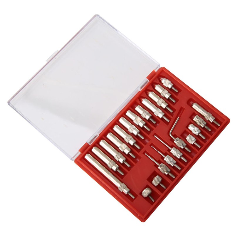 22pcs Stainless Steel Test Indicator Contact 0.01mm Precision Dial Indicator