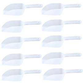 10 Pcs Clear Kitchen Scoops Mini Ice Scoop Multipurpose Kitchen Scoop Small Food Shovel For Sugar Candy Spices Coffee Bean