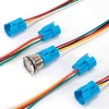 GUNGY Pressure Switch Connection Cable 19 mm Button Switch Waterproof