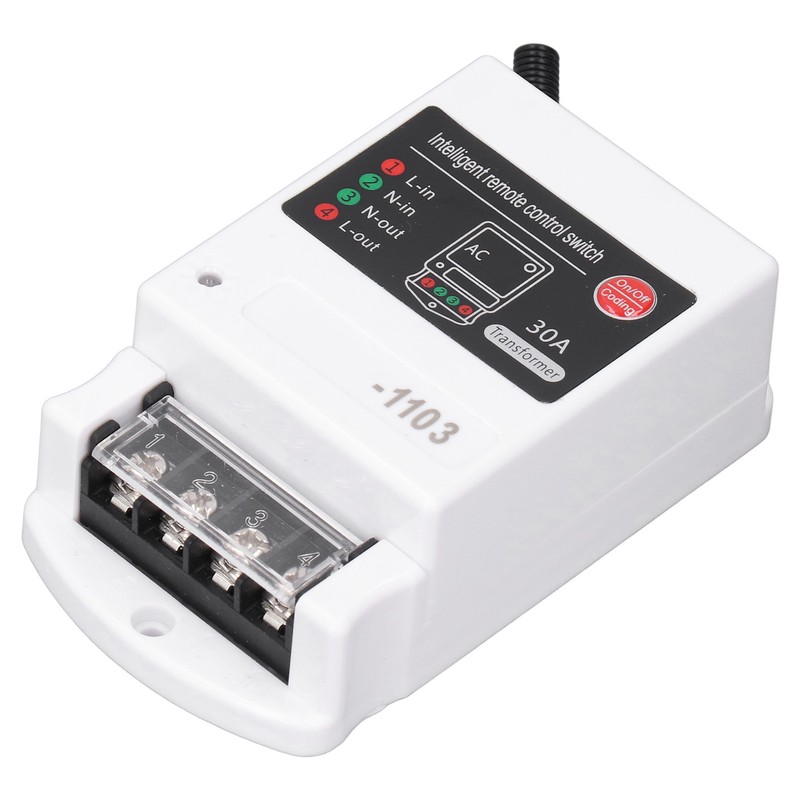 Remote Control Switch 30A Relay 3km Control Range Wireless Remote