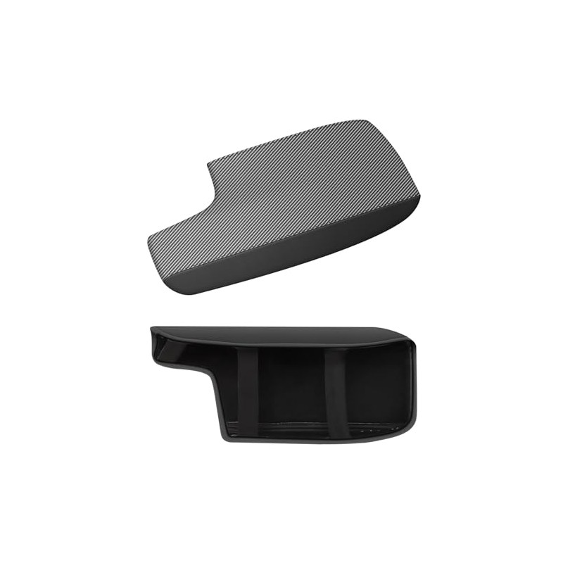 AOMSAZTO Armrest Covers for 2018-2023 Subaru Crosstrek Carbon Fiber