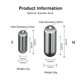 WIICOYK Small Keychain Pill Box, Pill Case for Travel Pocket Purse, Waterproof Pill Container Organiser with Keyring, Portable EDC Pill Holder for Outdoor/Daily/Emergency (Stainless Steel M)